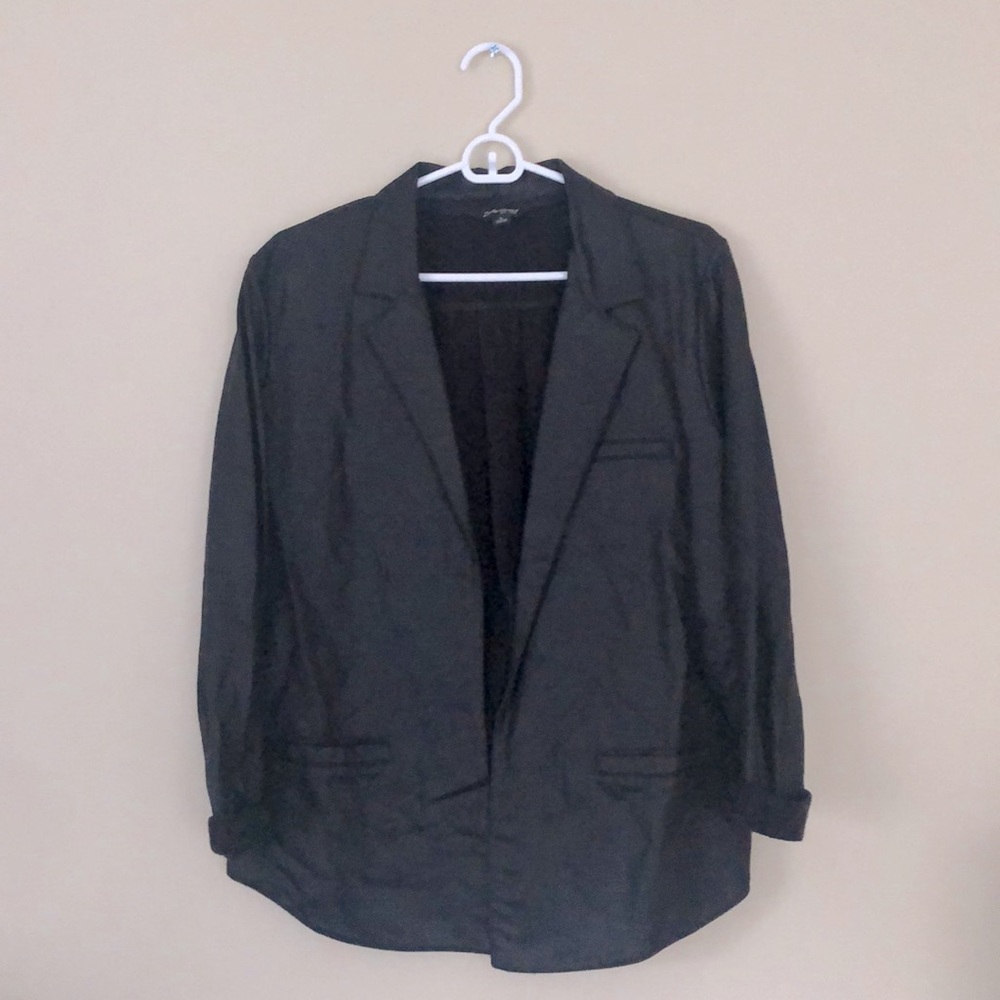 Black fashion blazer